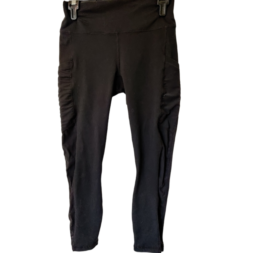 Fabletics Mesh Panel Trinity Mid-Rise Pocket Blac… - image 5